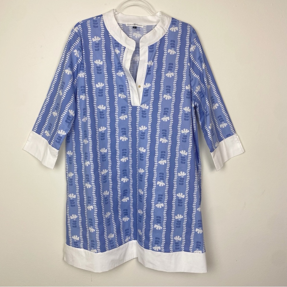 MICHELLE MCDOWELL 🌺 camille dress in stem stripes Sz L